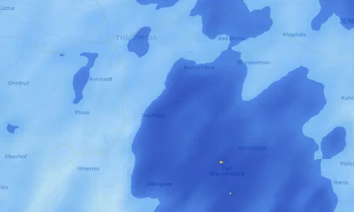 Regenradar Vorschaubild - Aktuelle Niederschläge in Kleinhettstedt und Umgebung
