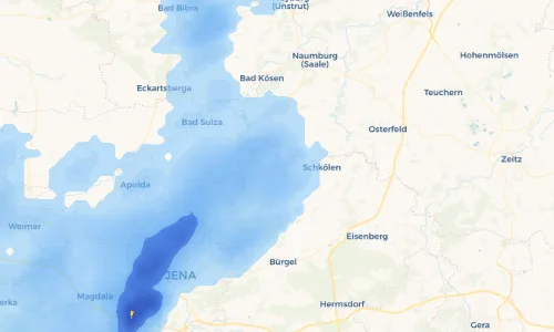 Regenradar Vorschaubild - Aktuelle Niederschläge in Kleinprießnitz und Umgebung