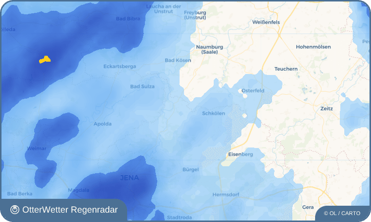 OtterWetter Regenradar-Widget Kleinprießnitz