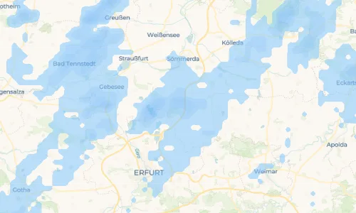 Regenradar Vorschaubild - Aktuelle Niederschläge in Kleinrudestedt und Umgebung