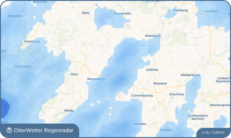 OtterWetter Regenradar-Widget Kleinstechau