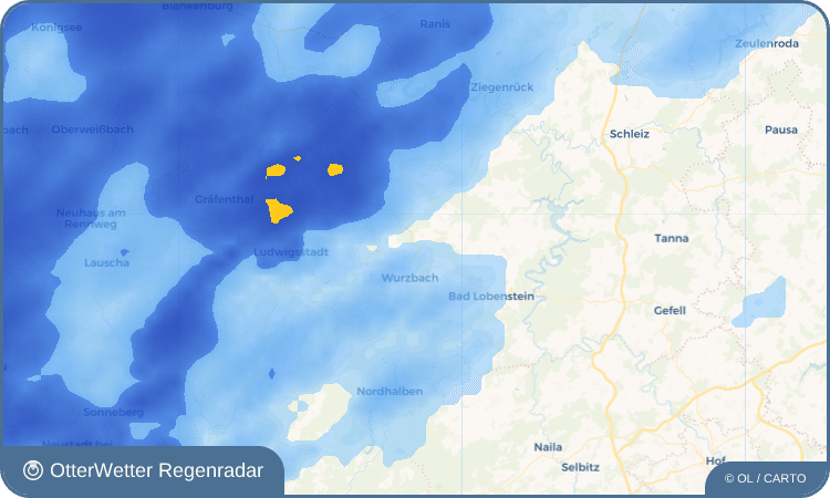 Widget-Vorschau für Klettigshammer Wetter-Widget-Vorschau mit Vorhersagedaten für Klettigshammer