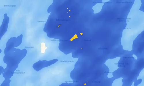 Regenradar Vorschaubild - Aktuelle Niederschläge in Kloster Veilsdorf und Umgebung