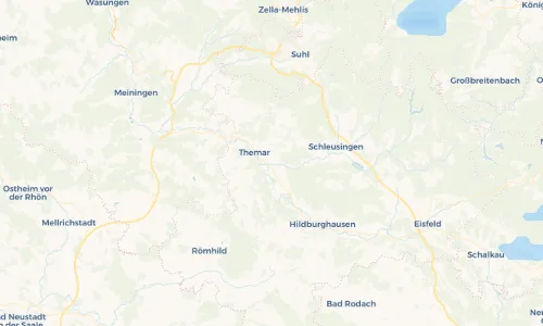 Regenradar Vorschaubild - Aktuelle Niederschläge in Kloster Veßra und Umgebung