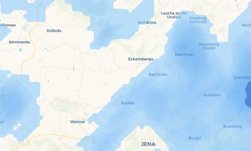 Regenradar Vorschaubild - Aktuelle Niederschläge in Ködderitzsch und Umgebung