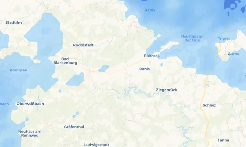 Regenradar Vorschaubild - Aktuelle Niederschläge in Könitz und Umgebung