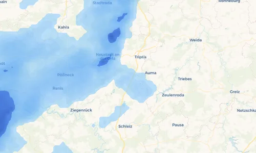 Regenradar Vorschaubild - Aktuelle Niederschläge in Köthnitz und Umgebung