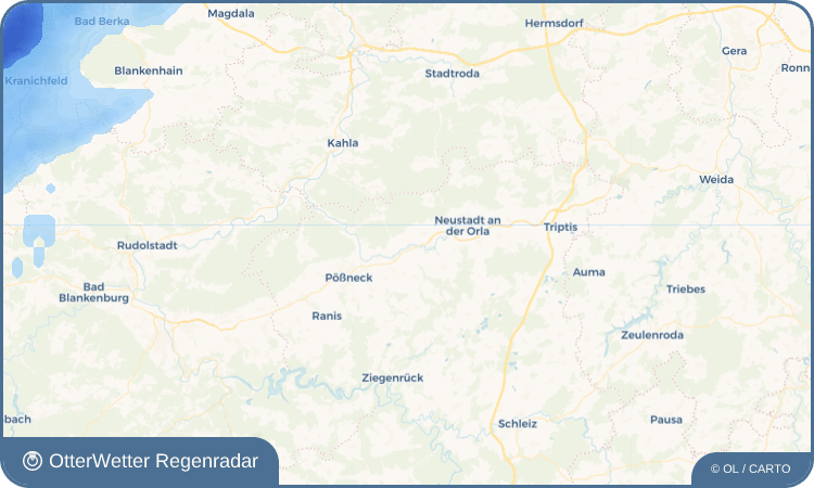 Widget-Vorschau für Kolba Wetter-Widget-Vorschau mit Vorhersagedaten für Kolba