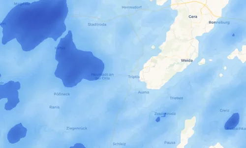 Regenradar Vorschaubild - Aktuelle Niederschläge in Kopitzsch und Umgebung