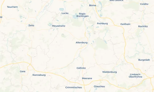 Regenradar Vorschaubild - Aktuelle Niederschläge in Kosma und Umgebung