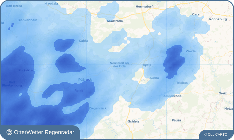 Widget-Vorschau für Kospoda Wetter-Widget-Vorschau mit Vorhersagedaten für Kospoda