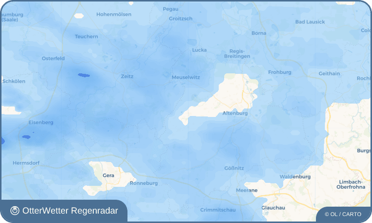 OtterWetter Regenradar-Widget Kostitz