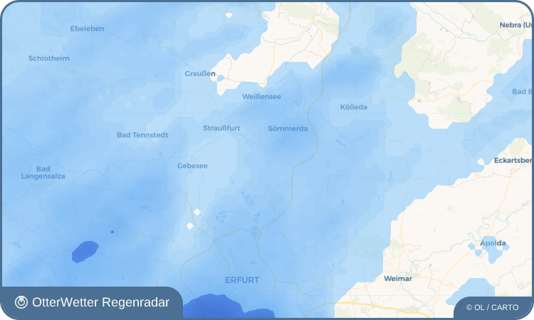 OtterWetter Regenradar-Widget Kranichborn