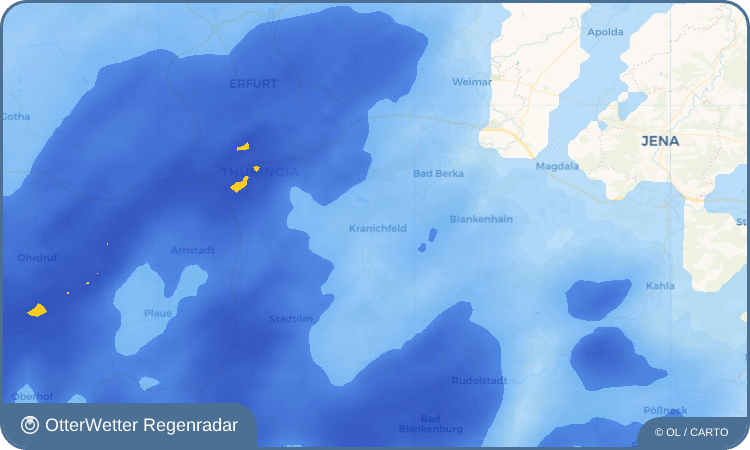 OtterWetter Regenradar-Widget Kranichfeld