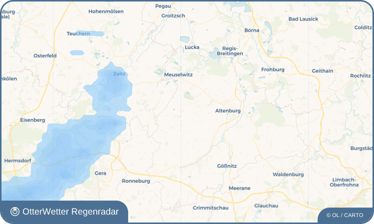 Wetter-Widget-Vorschau mit Vorhersagedaten für Kreutzen