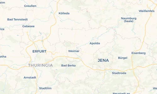 Regenradar Vorschaubild - Aktuelle Niederschläge in Kromsdorf und Umgebung
