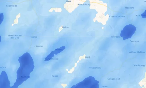 Regenradar Vorschaubild - Aktuelle Niederschläge in Kühdorf und Umgebung