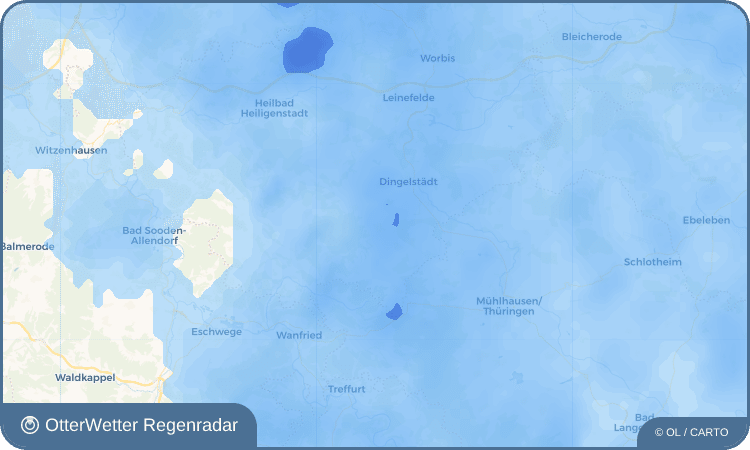 OtterWetter Regenradar-Widget Küllstedt