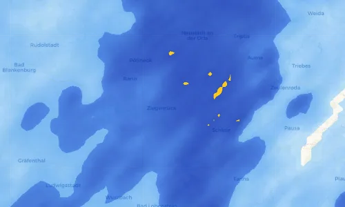 Regenradar Vorschaubild - Aktuelle Niederschläge in Külmla und Umgebung