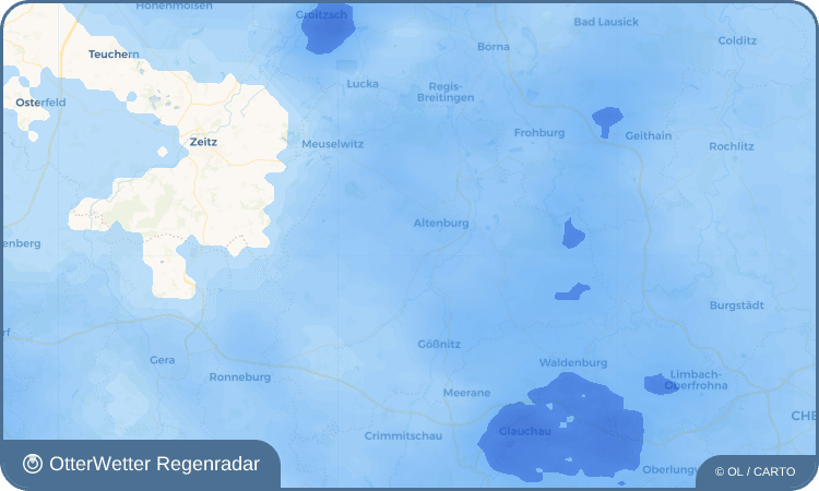 OtterWetter Regenradar-Widget Kürbitz