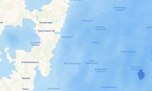 Regenradar Vorschaubild - Aktuelle Niederschläge in Kupfersuhl und Umgebung