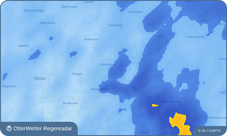 OtterWetter Regenradar-Widget Kursdorf