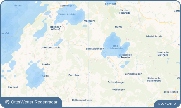 OtterWetter Regenradar-Widget Langenfeld