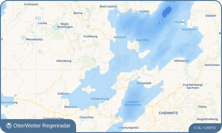 Widget-Vorschau für Langenleuba-Oberhain Wetter-Widget-Vorschau mit Vorhersagedaten für Langenleuba-Oberhain