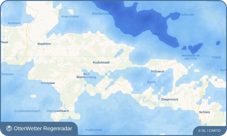 OtterWetter Regenradar-Widget Langenschade