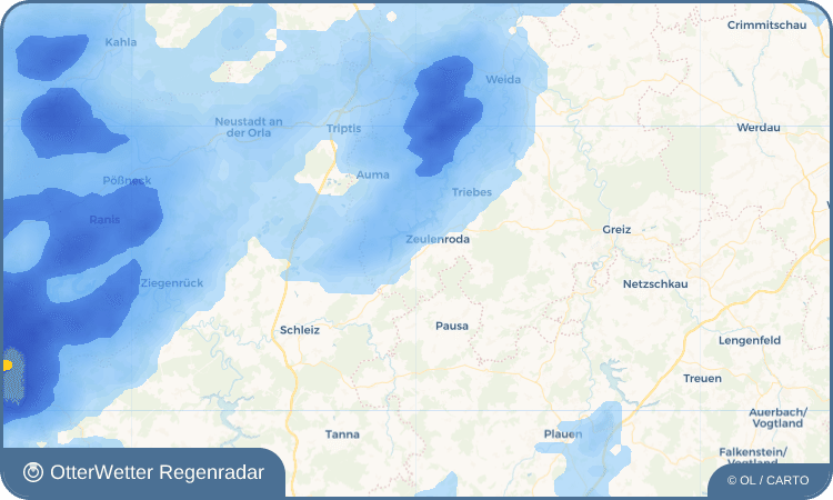 OtterWetter Regenradar-Widget Langenwolschendorf