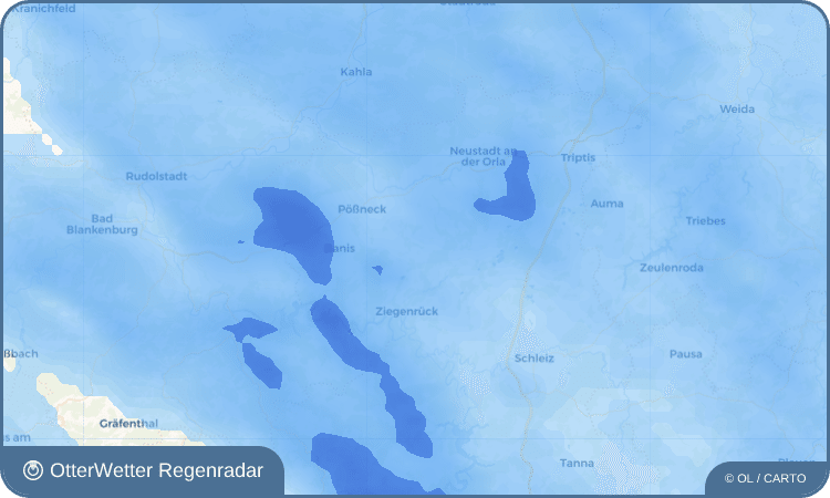 OtterWetter Regenradar-Widget Laskau