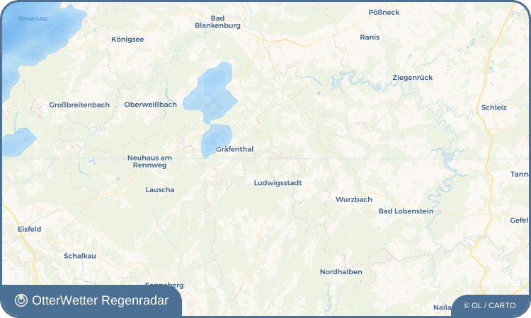 OtterWetter Regenradar-Widget Lauenstein