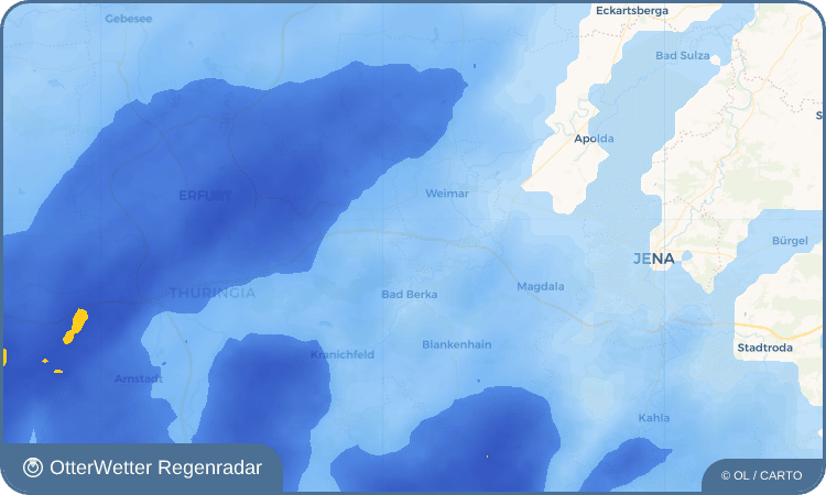 Widget-Vorschau für Legefeld Wetter-Widget-Vorschau mit Vorhersagedaten für Legefeld