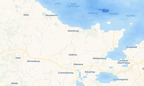Regenradar Vorschaubild - Aktuelle Niederschläge in Lehndorf und Umgebung