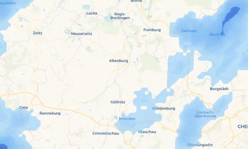 Regenradar Vorschaubild - Aktuelle Niederschläge in Lehnitzsch und Umgebung