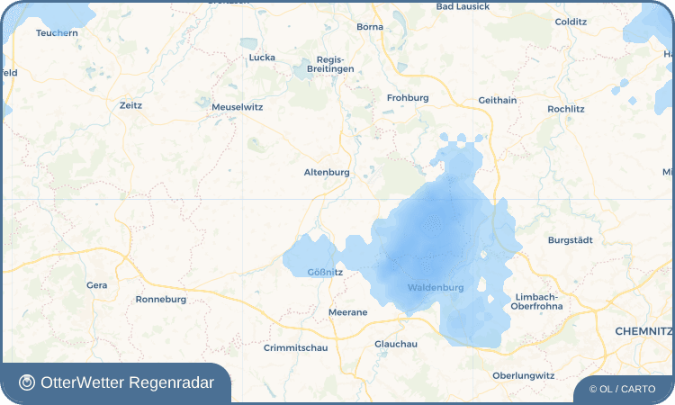 OtterWetter Regenradar-Widget Lehnitzsch
