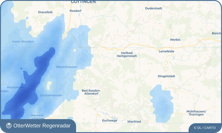 Widget-Vorschau für Lenterode Wetter-Widget-Vorschau mit Vorhersagedaten für Lenterode