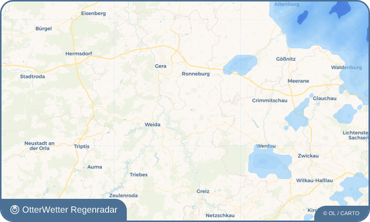 OtterWetter Regenradar-Widget Letzendorf