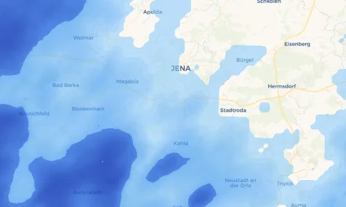 Regenradar Vorschaubild - Aktuelle Niederschläge in Leutra und Umgebung