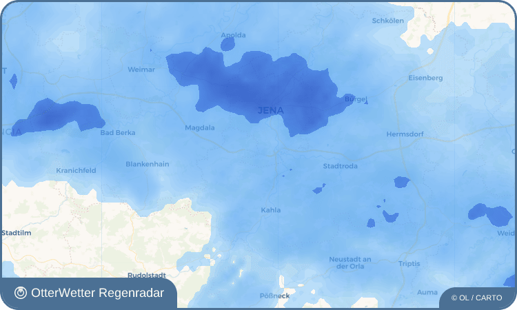 OtterWetter Regenradar-Widget Leutra