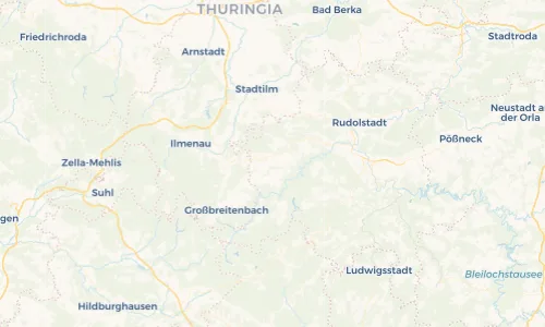 Regenradar Vorschaubild - Aktuelle Niederschläge in Lichta und Umgebung