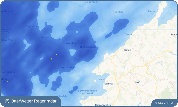 OtterWetter Regenradar-Widget Lichtenbrunn