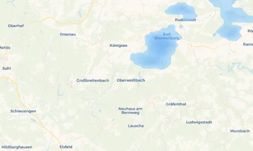 Regenradar Vorschaubild - Aktuelle Niederschläge in Lichtenhain und Umgebung