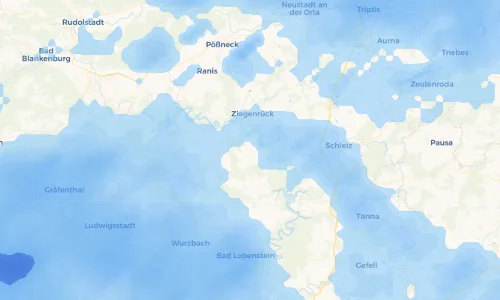 Regenradar Vorschaubild - Aktuelle Niederschläge in Liebschütz und Umgebung