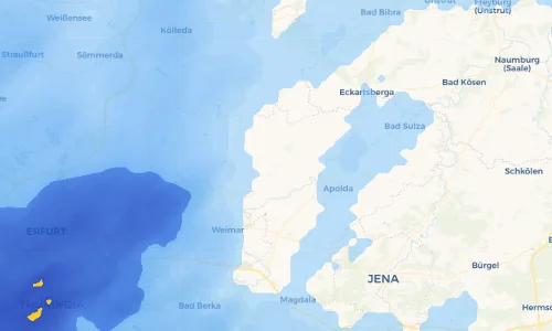 Regenradar Vorschaubild - Aktuelle Niederschläge in Liebstedt und Umgebung