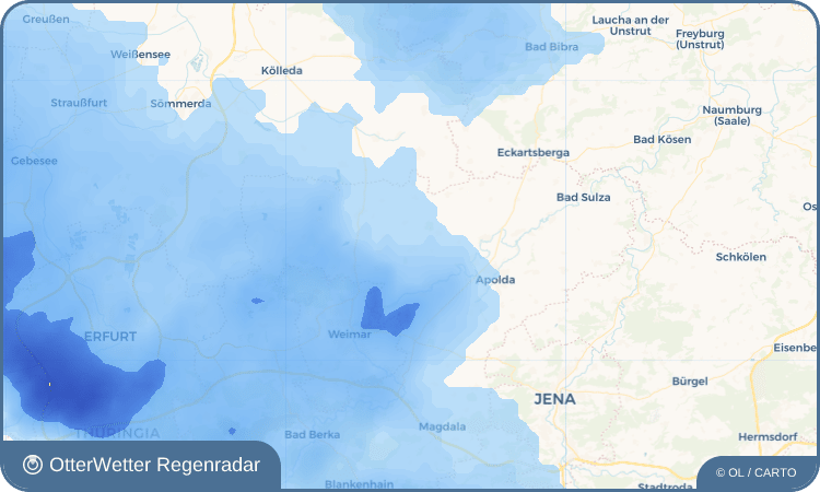 Wetter-Widget-Vorschau mit Vorhersagedaten für Liebstedt