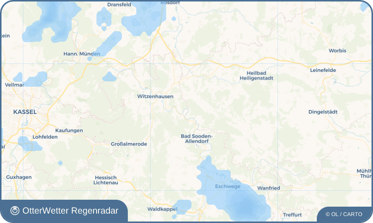 OtterWetter Regenradar-Widget Lindewerra