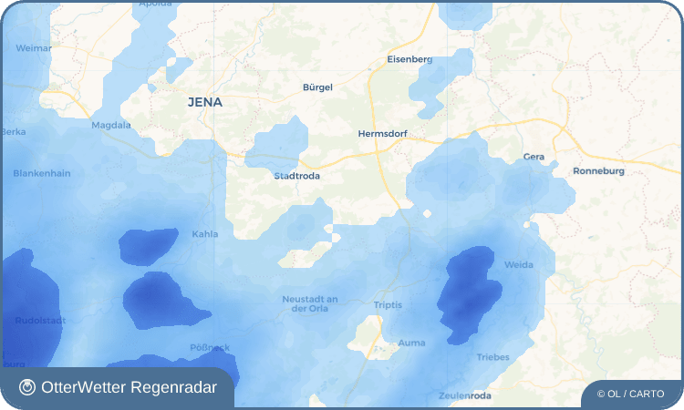OtterWetter Regenradar-Widget Lippersdorf