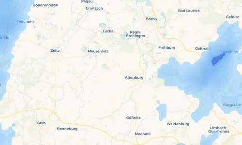 Regenradar Vorschaubild - Aktuelle Niederschläge in Lödla und Umgebung