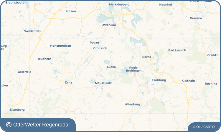 Widget-Vorschau für Lucka Wetter-Widget-Vorschau mit Vorhersagedaten für Lucka